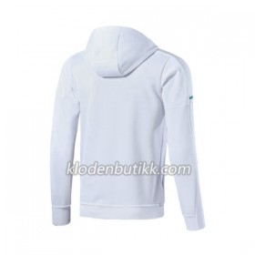 Real Madrid Trenings Hettejakke 2017-18 Hvit